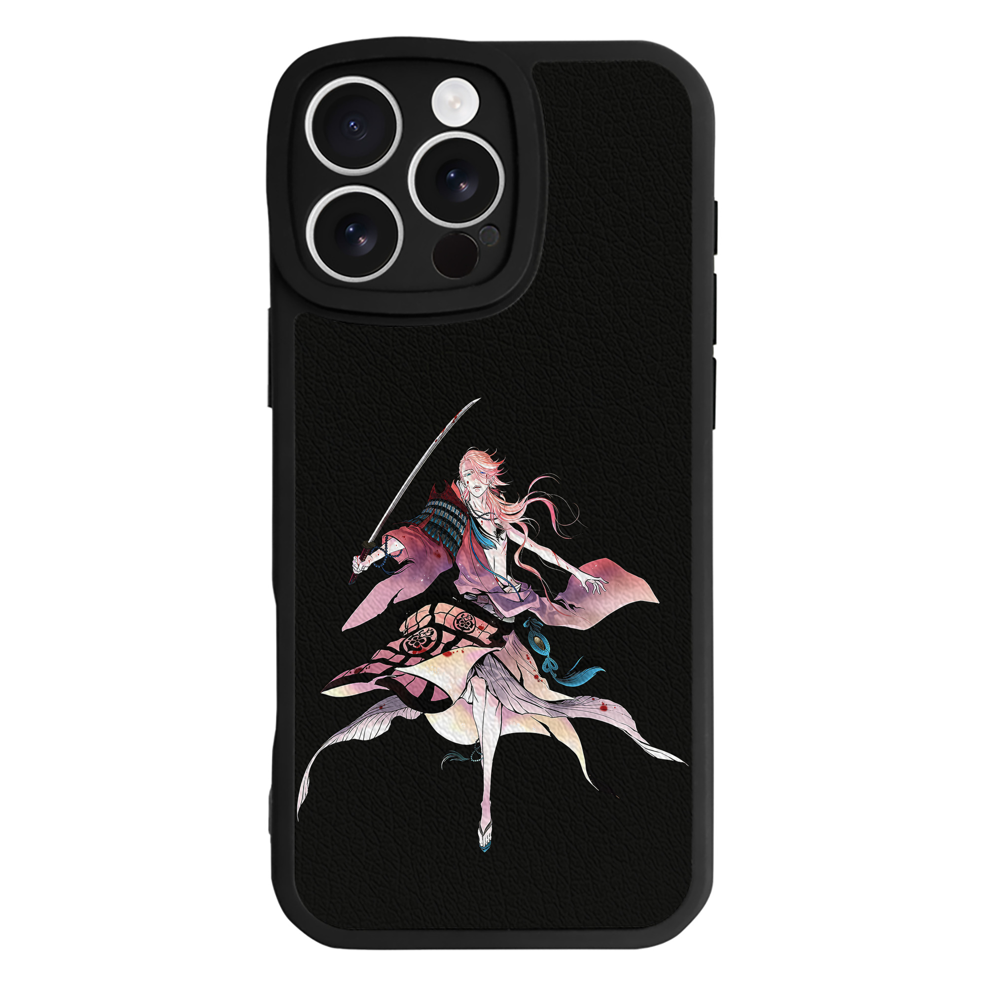 （画像用） 刀剣乱舞 Touken Ranbu 【iPhone 16シリーズ対応】シリコンスマホケース（レザー調） 材質：シリコン